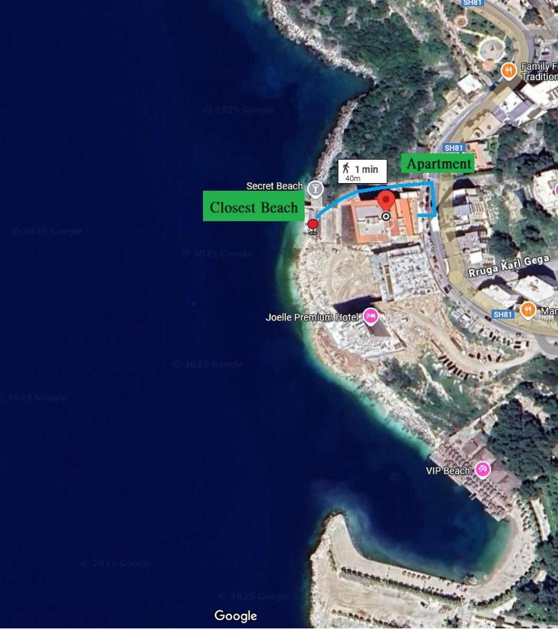 Saranda Miracle Sky Apartment Экстерьер фото
